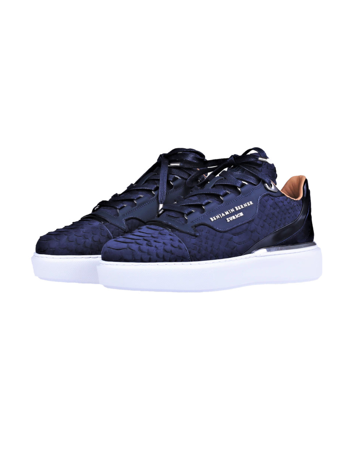 Raphael Low Top Python Cut-Matt Nappa Sneaker