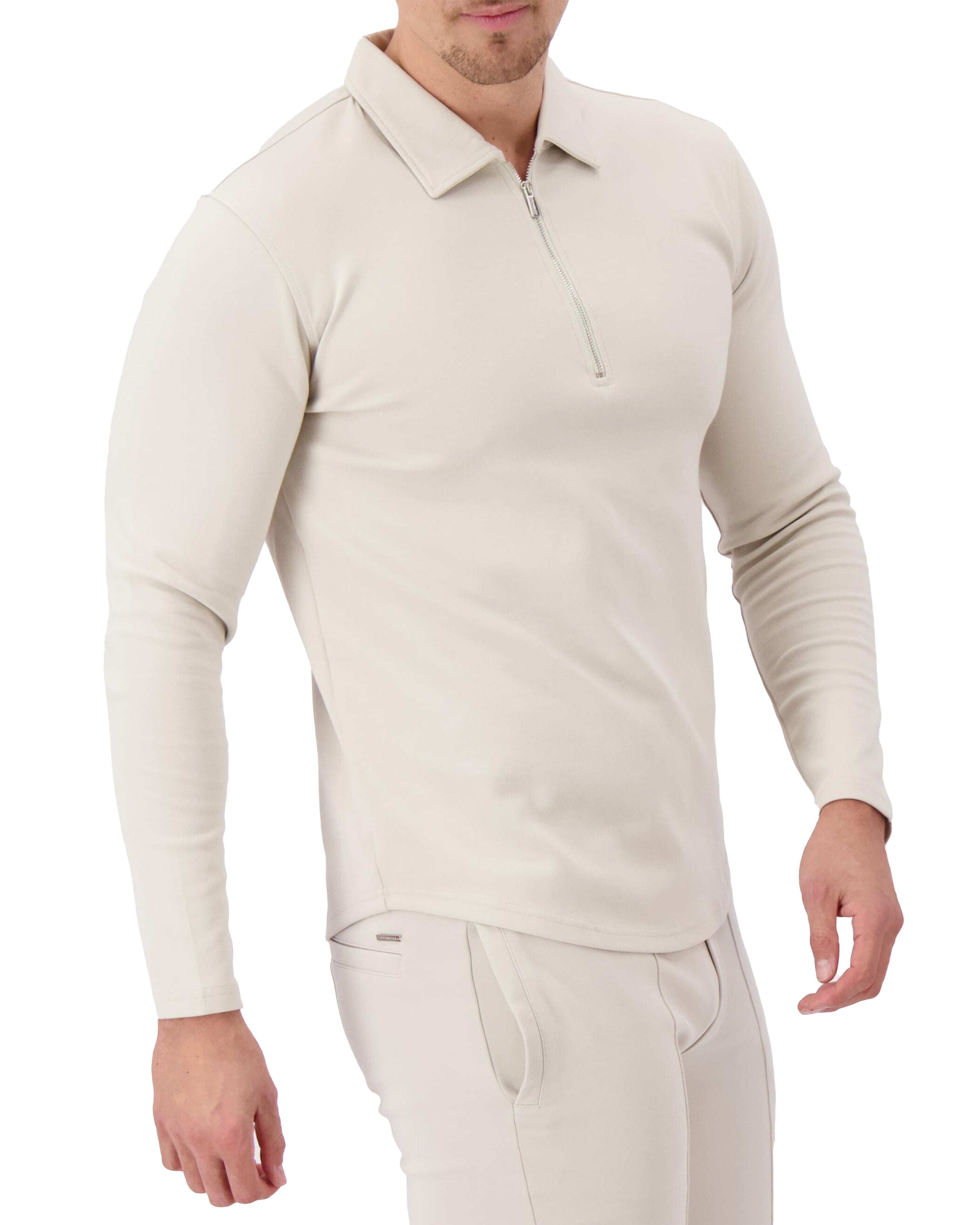 Polo Long Creme