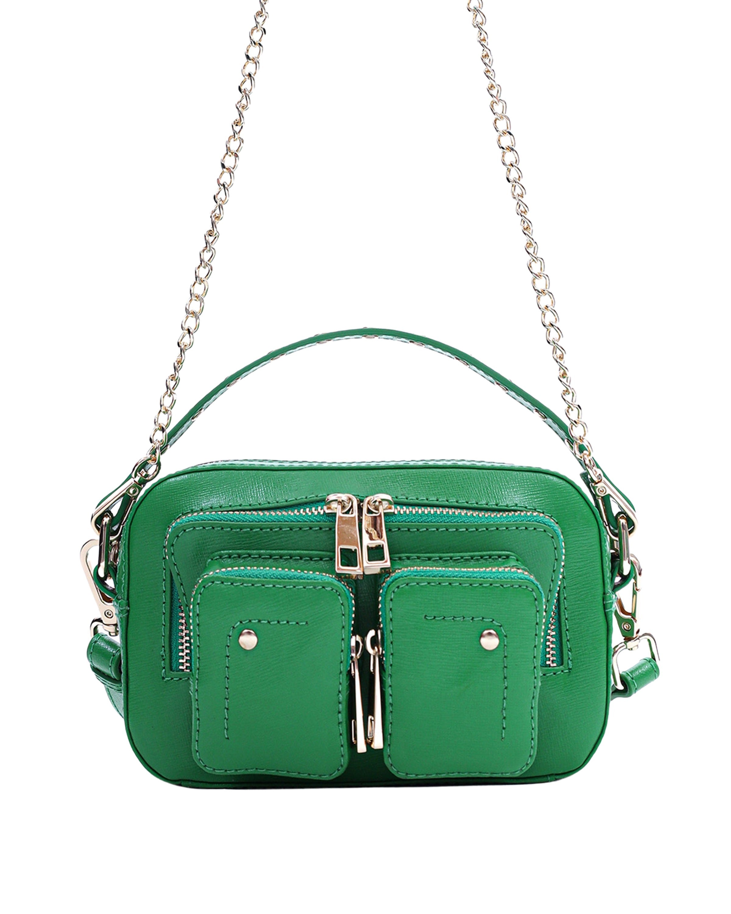 Helena Florence Green w. Gold Crossbody