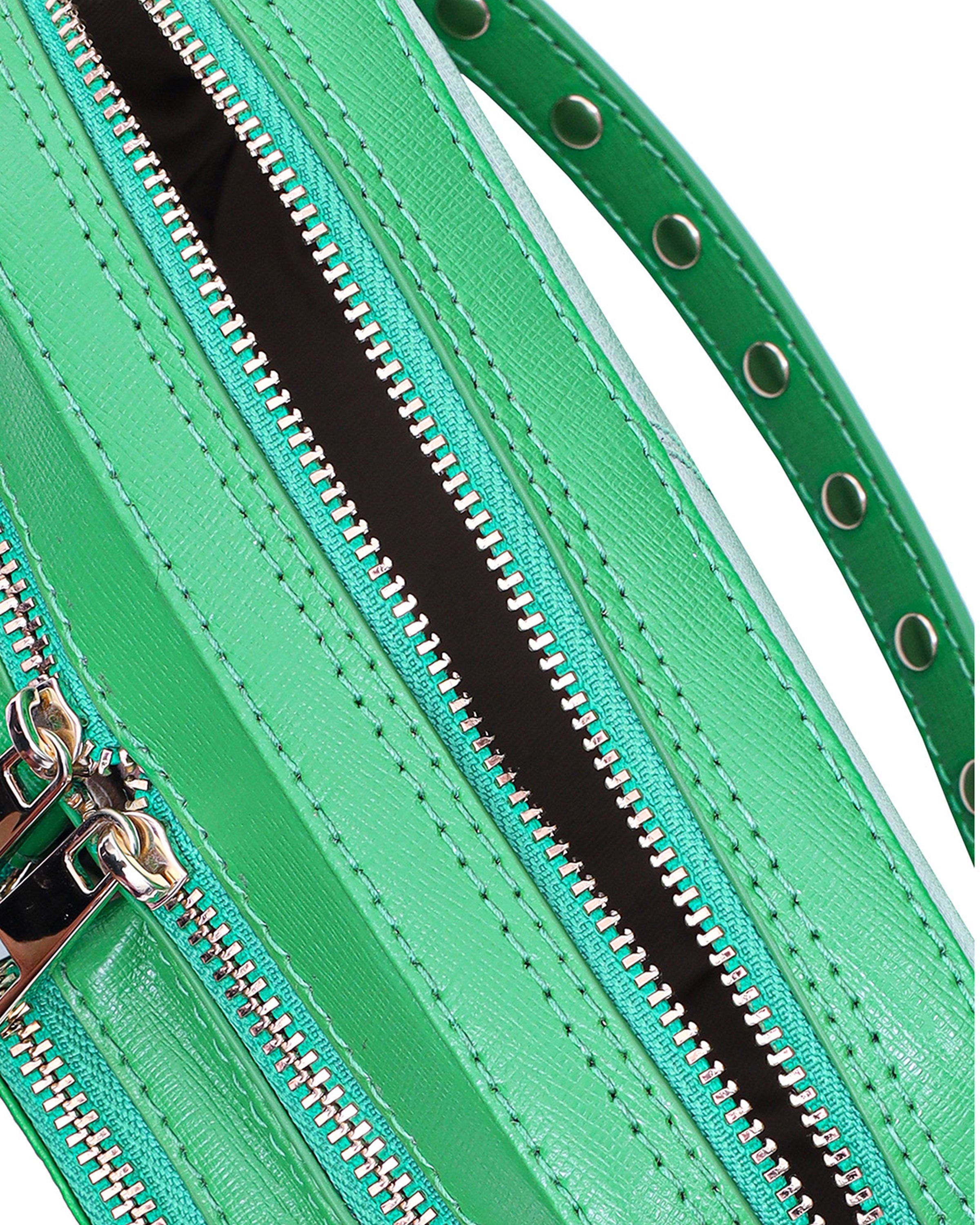 Helena Florence Green w. Gold Crossbody