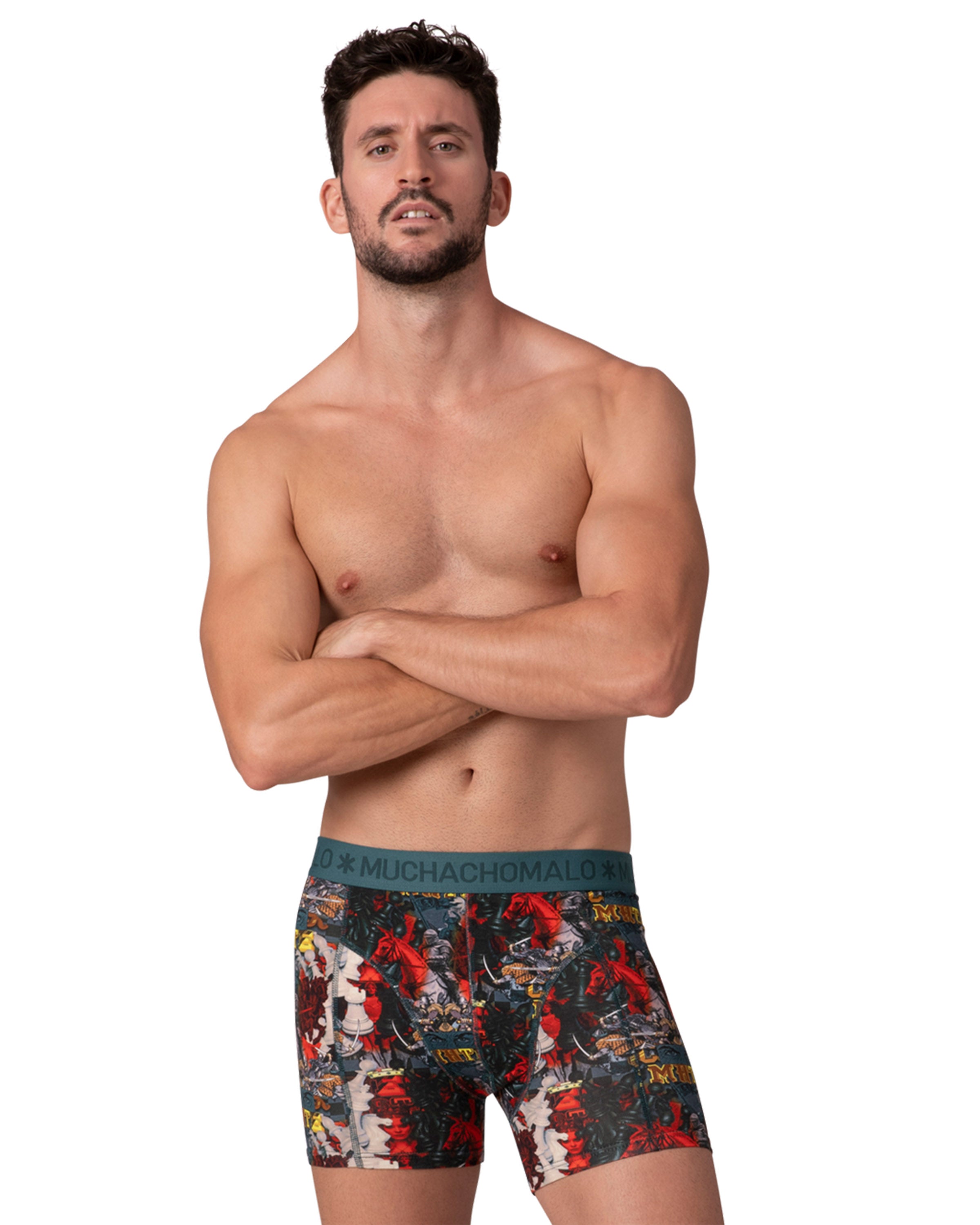 Men 2-Pack  Boxer Shorts Chessplay