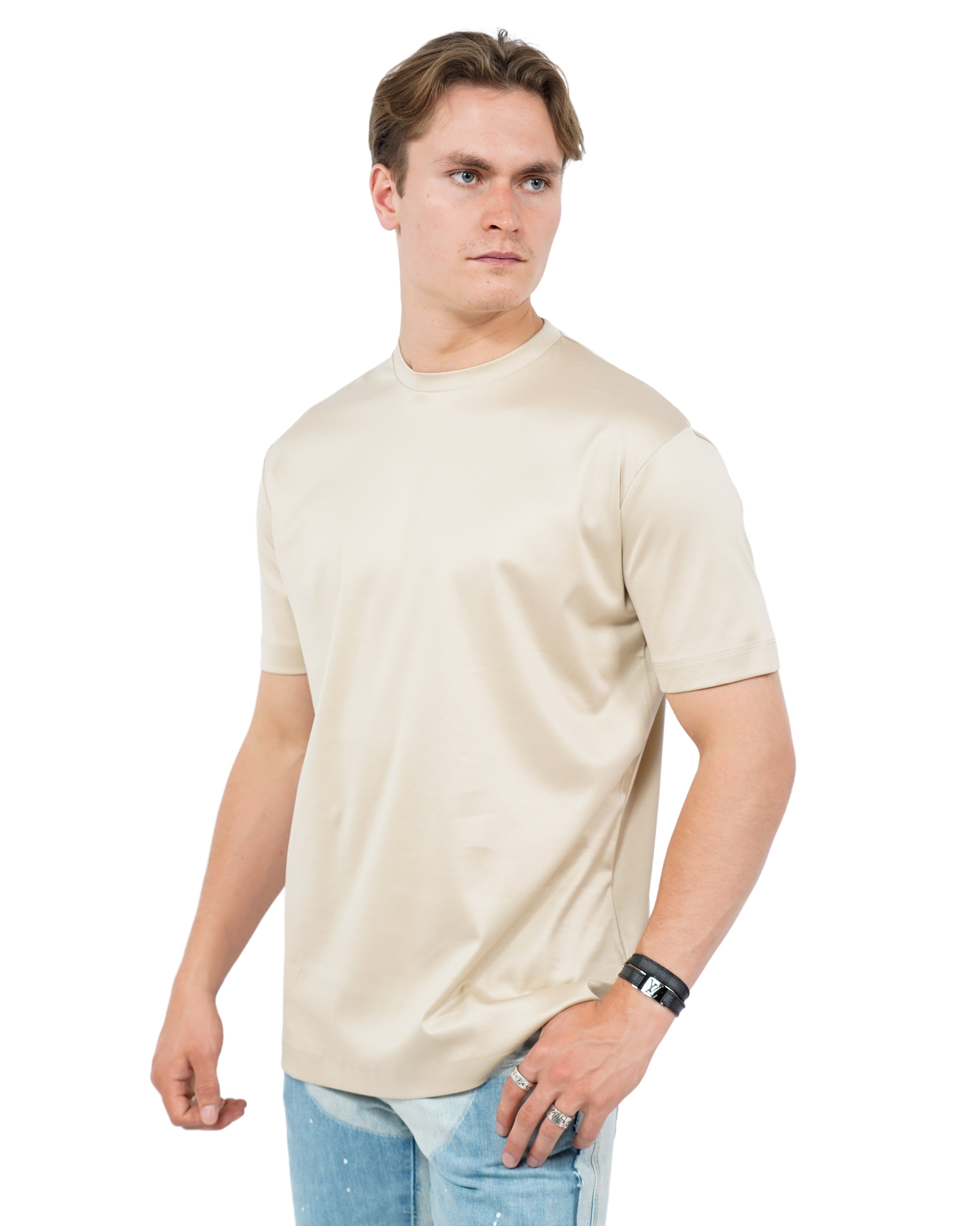 Mercerized Cotton T-Shirt