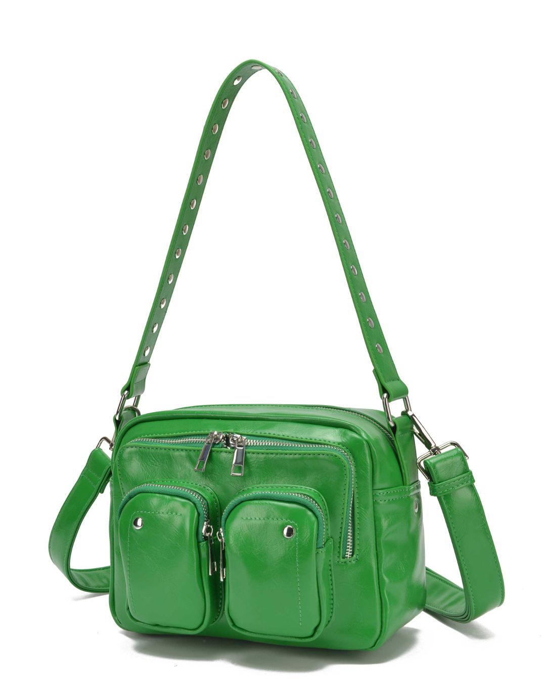 Ellie Wrinkle Green Schoudertas