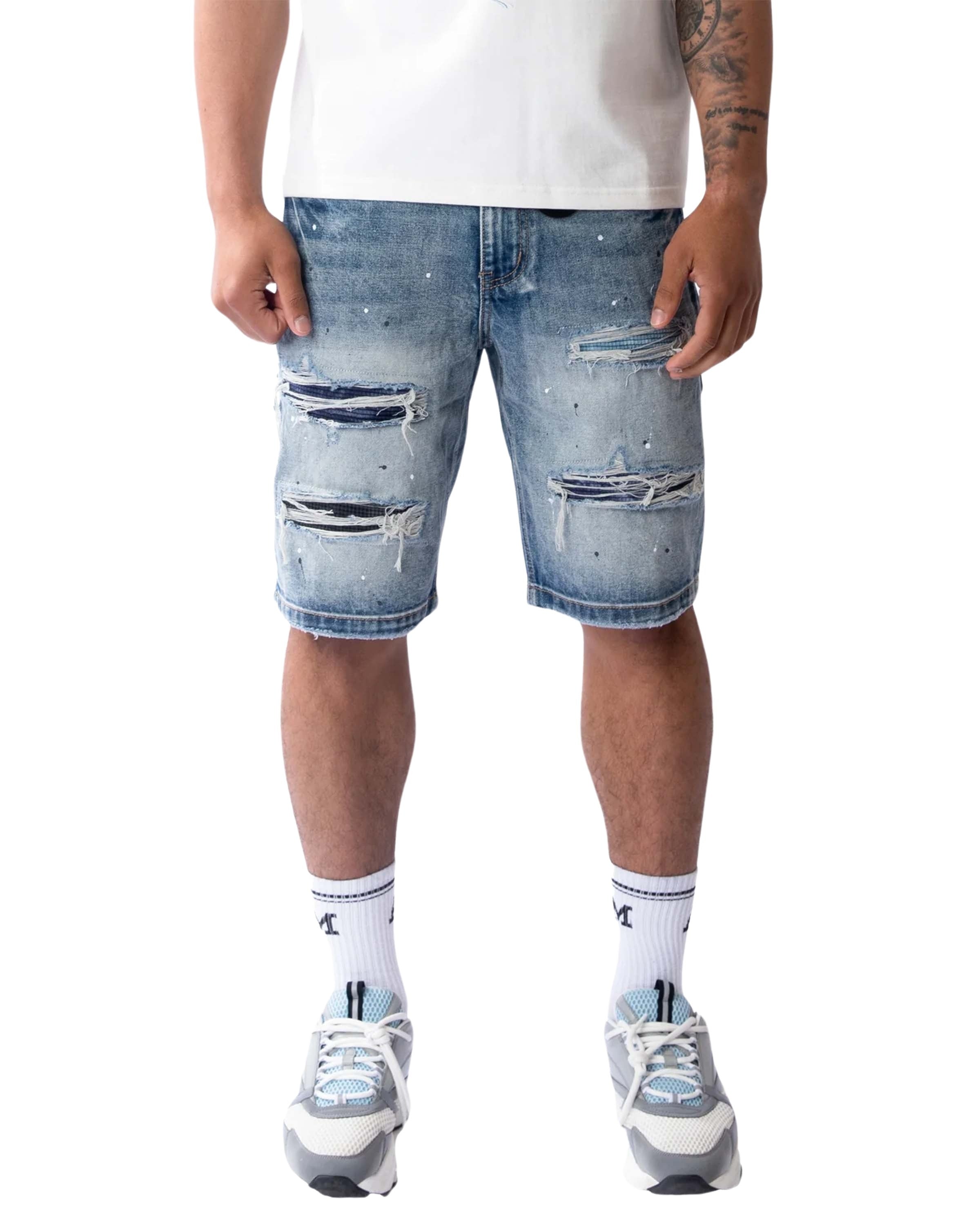 Sanko Mid Blue Shorts