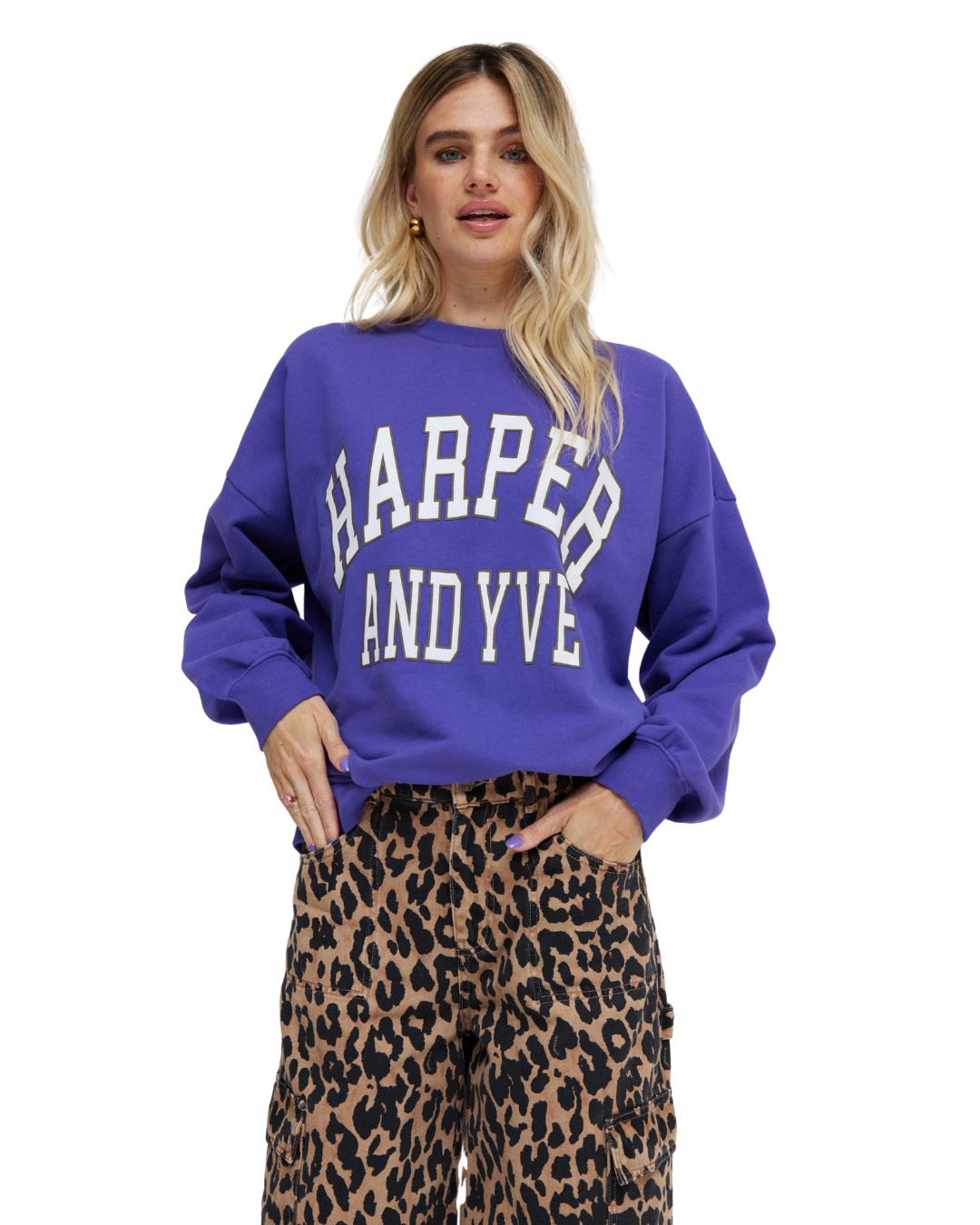 Varsity Passion Flower Sweater