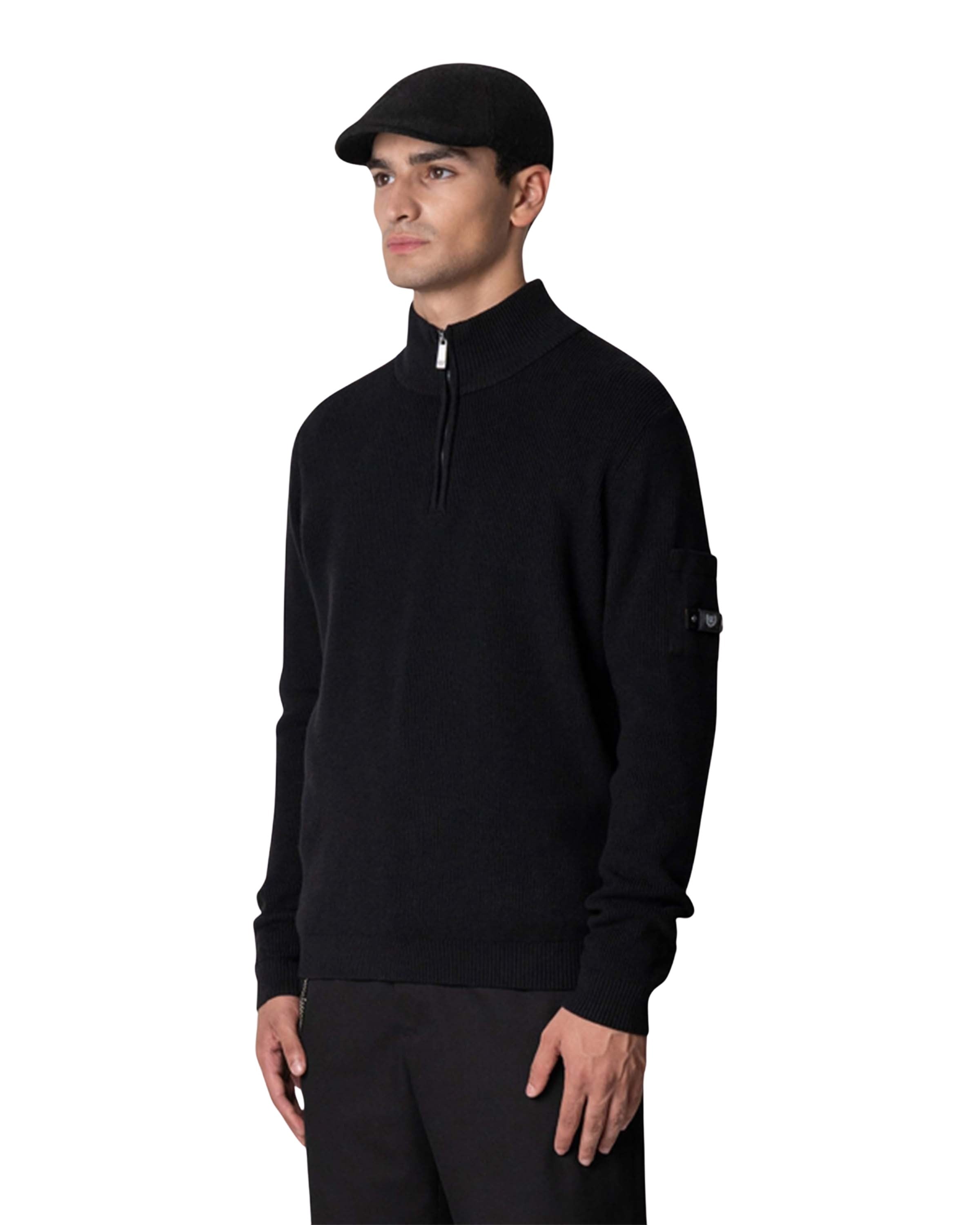 D'Azur Knitted Halfzip