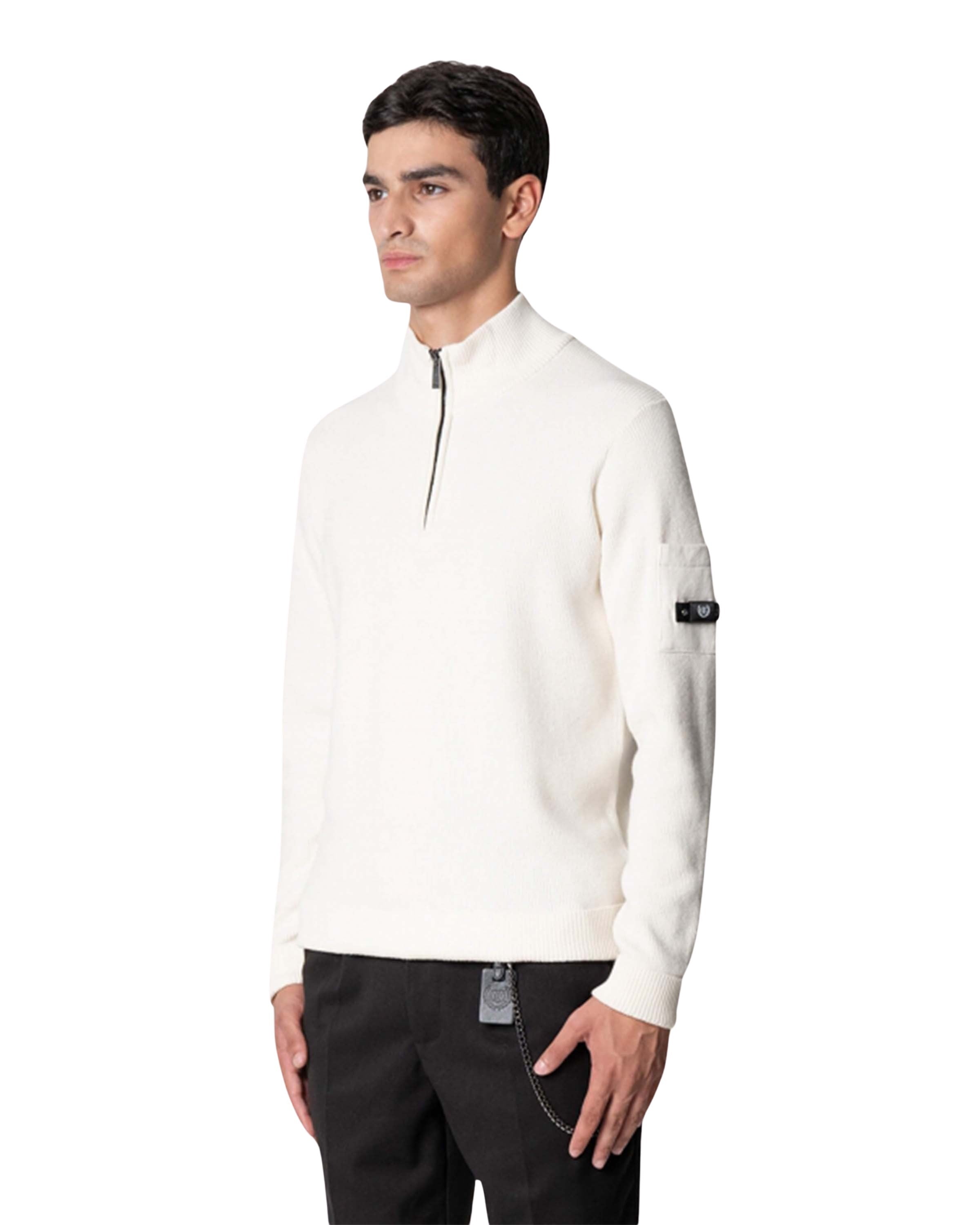 D'Azur Knitted Halfzip