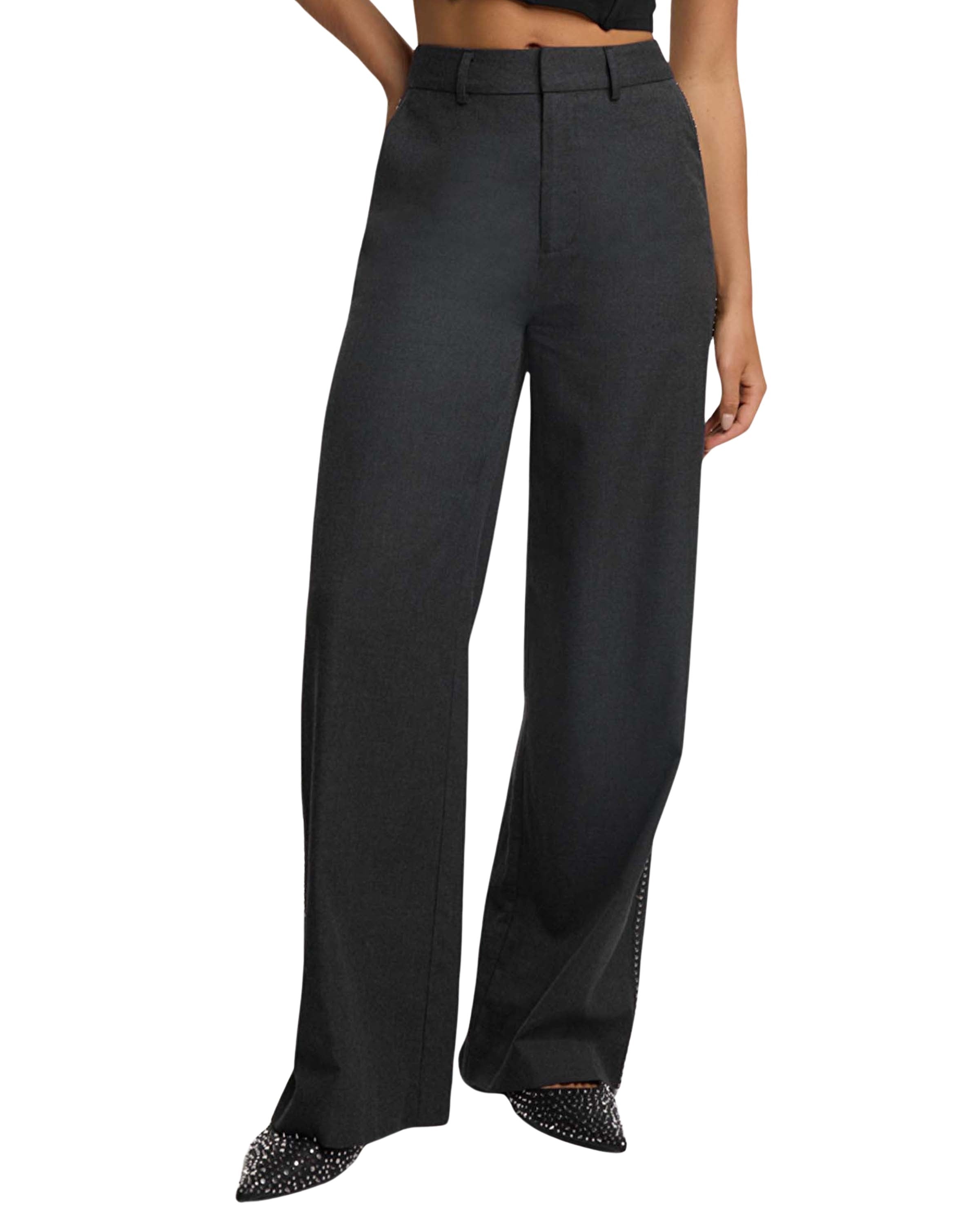 Woven Wide Leg Pantalon