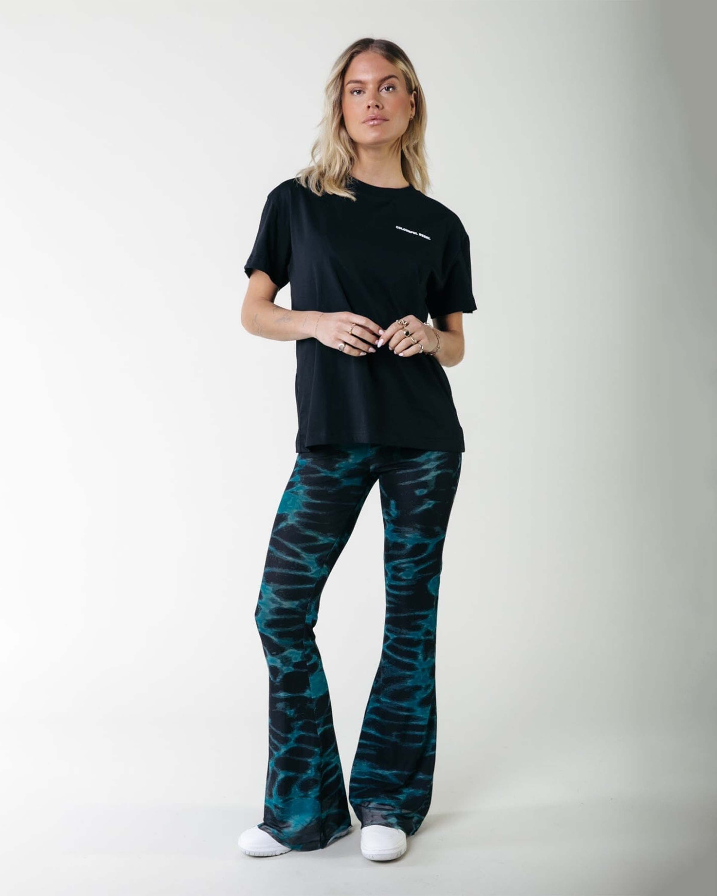 Animal Mesh Extra Flare Pants