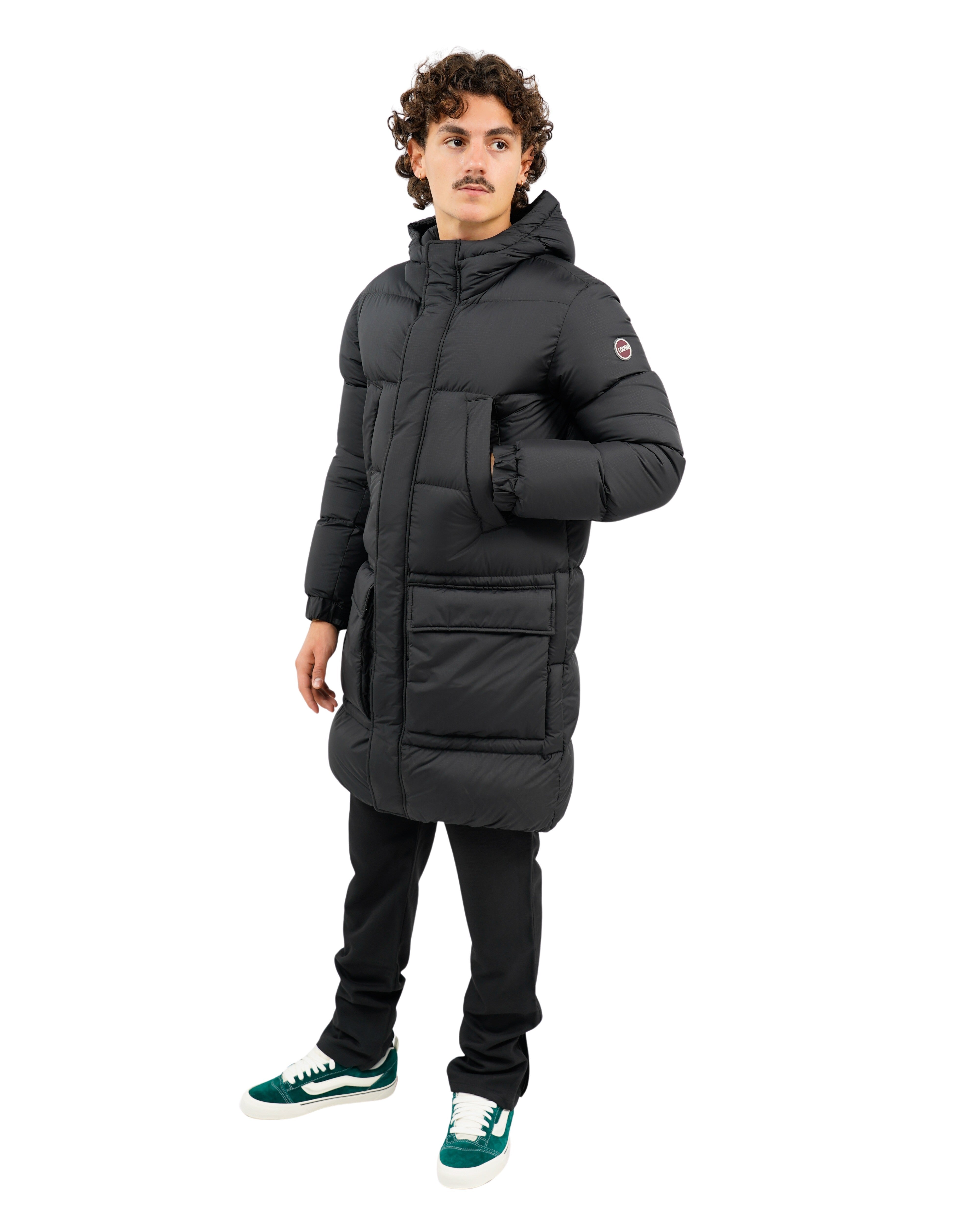 Lange puffer jas