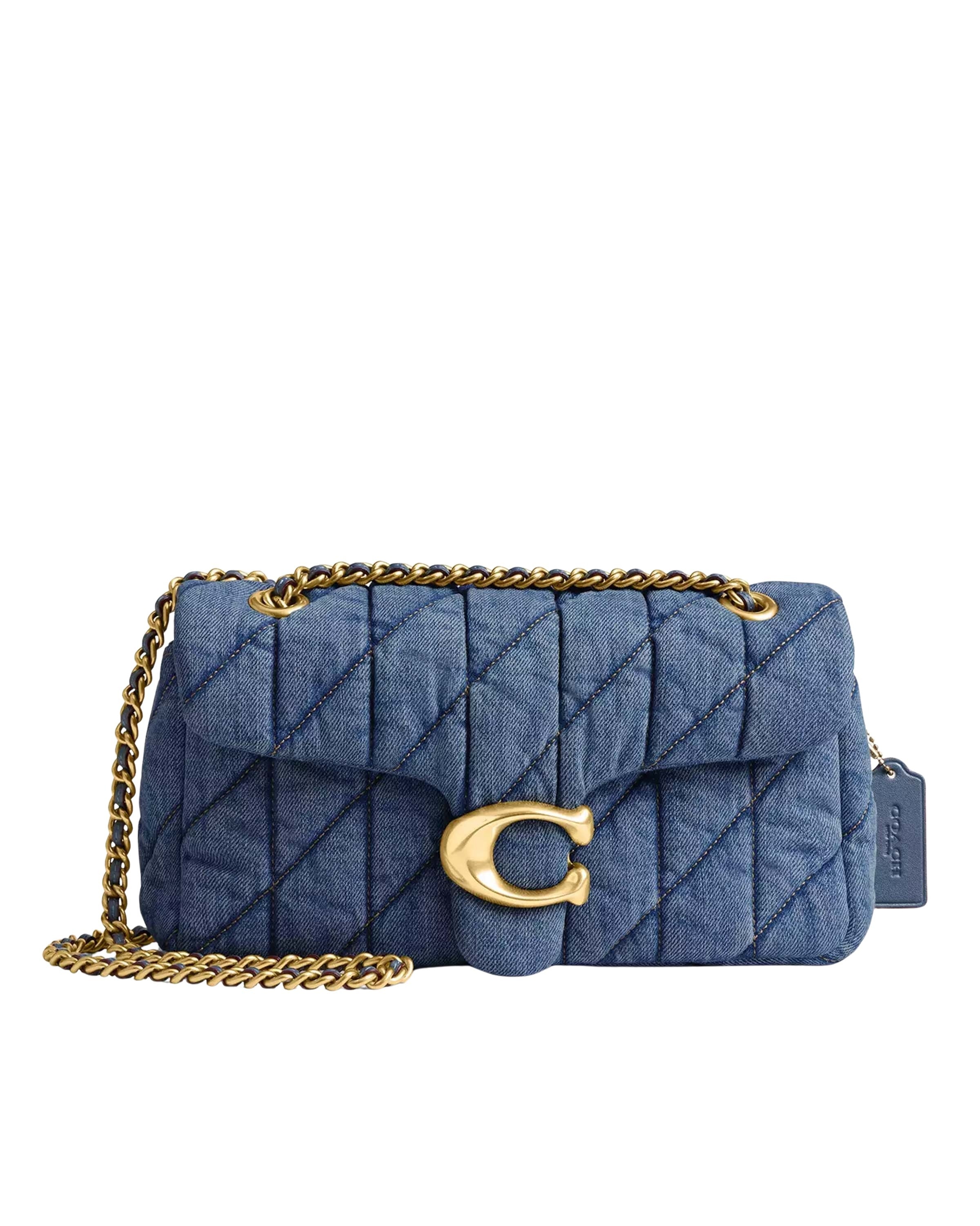 Quilted Denim Tabby Shoulder Bag 26