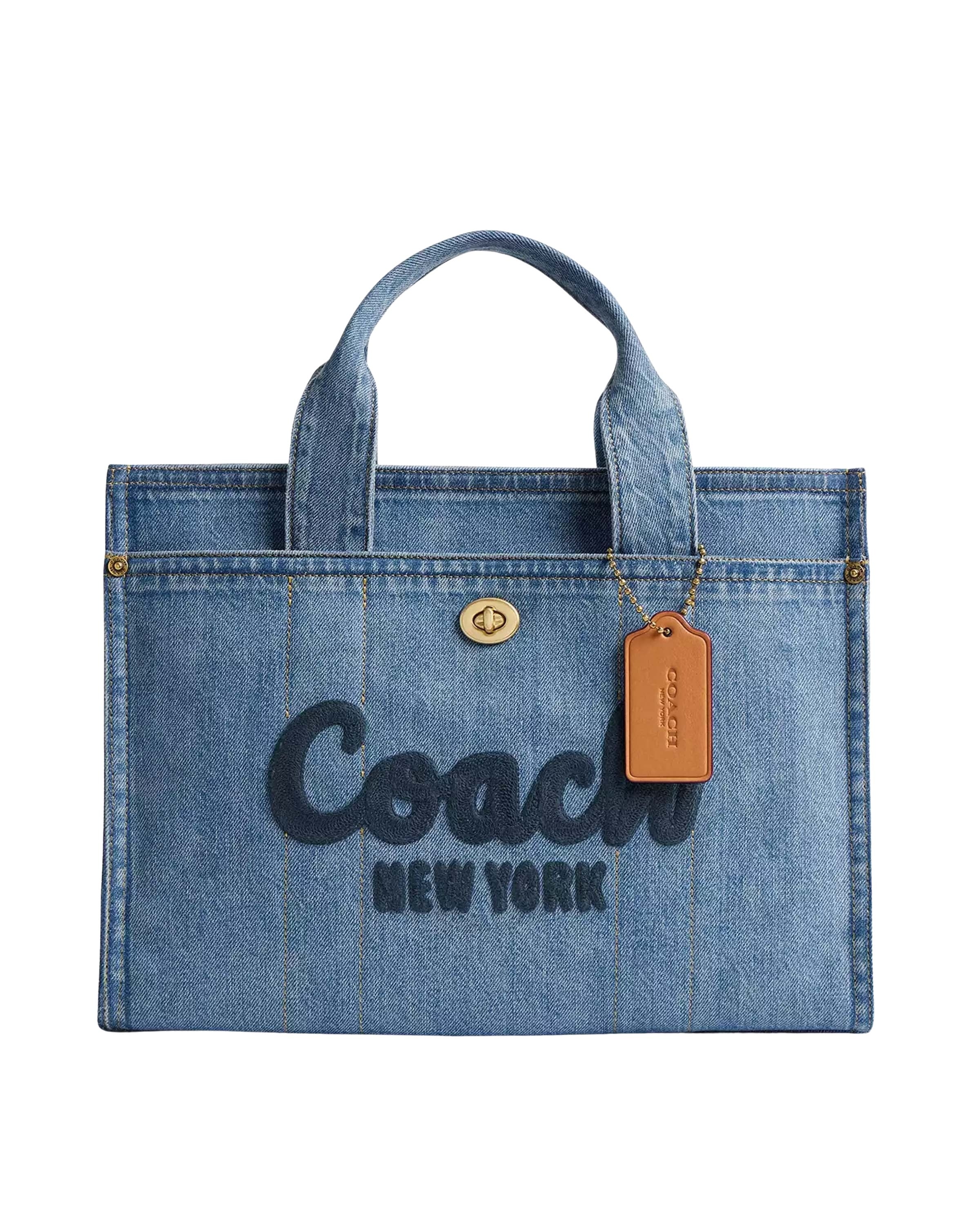 Denim Cargo Tote