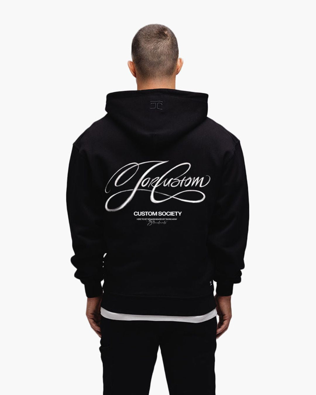 Signature Oversized Hoodie Black