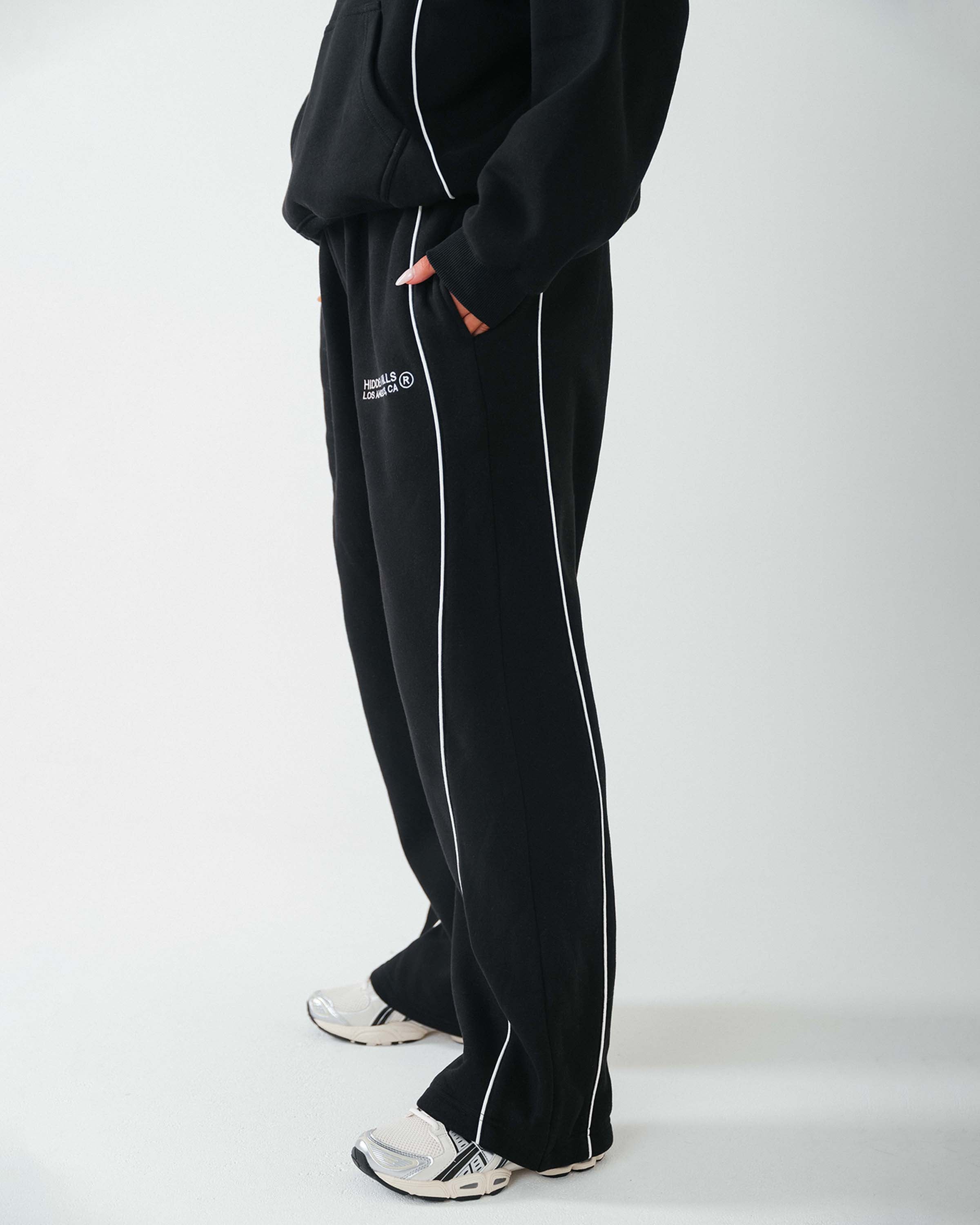 Tech Line Straight Leg Sweatpants Black