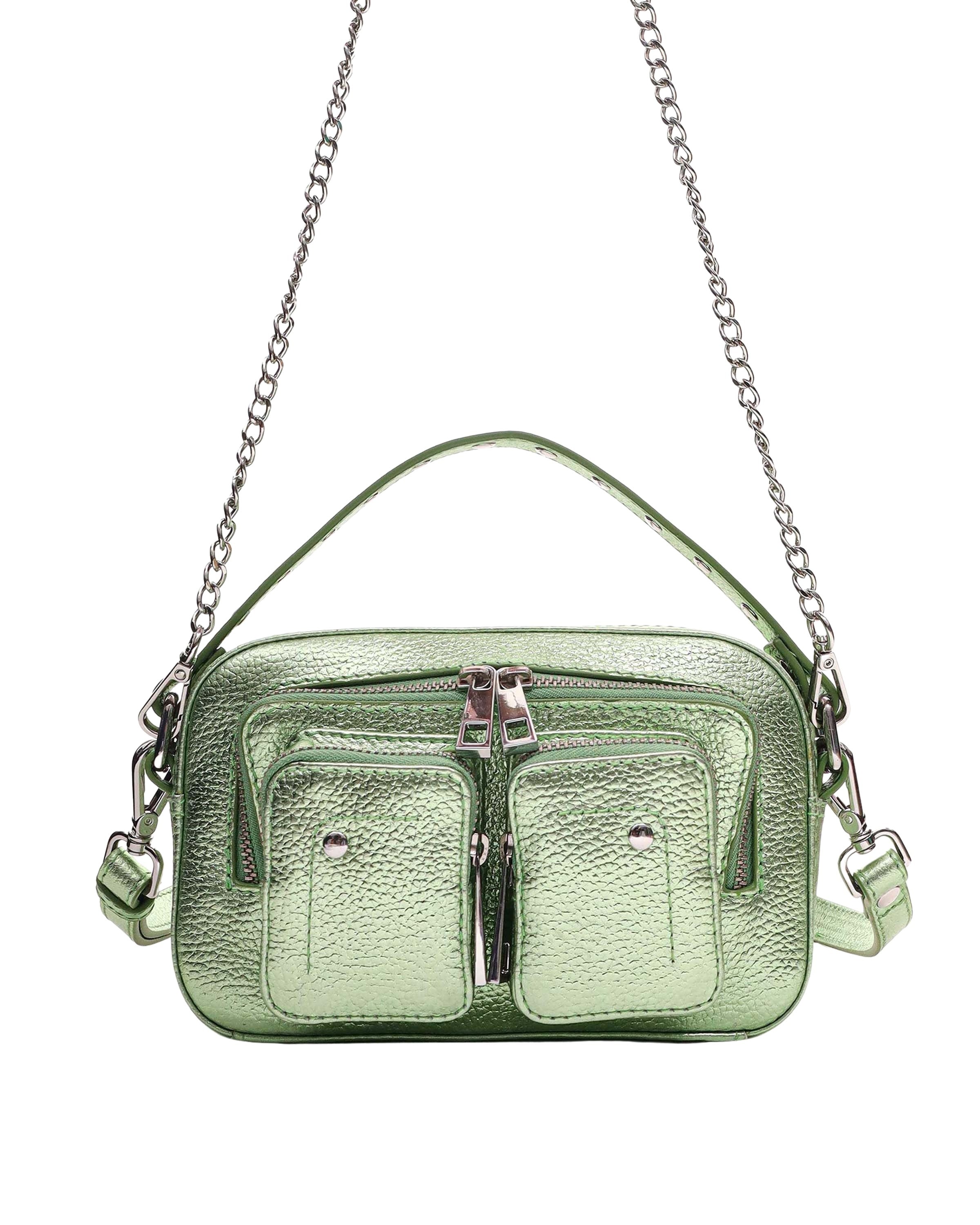 Helena Metallic Light Green-Schoudertas