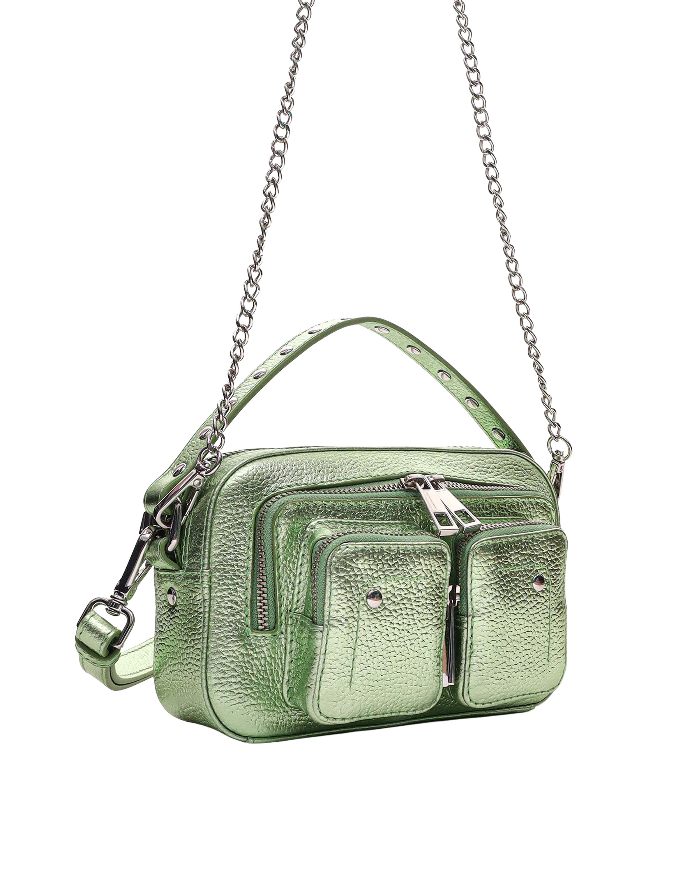 Helena Metallic Light Green-Schoudertas