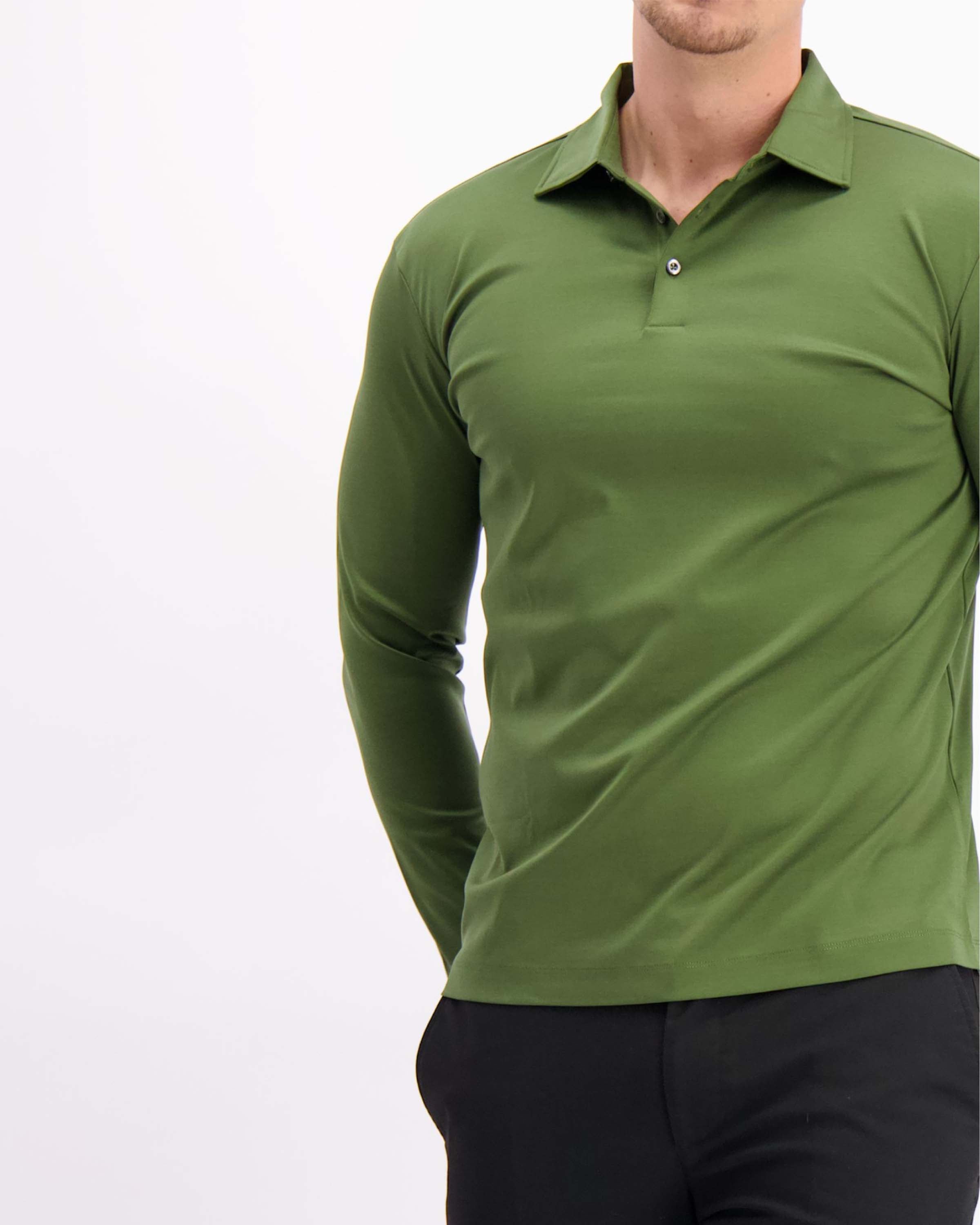 Polo Longsleeve Green