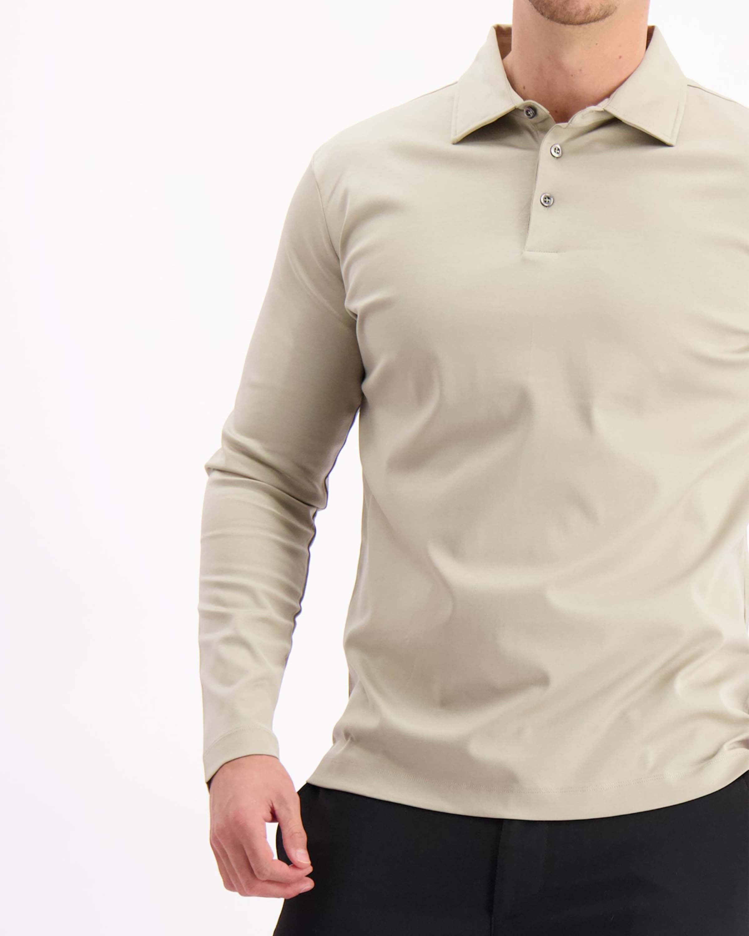 Polo Long Sleeve Beige