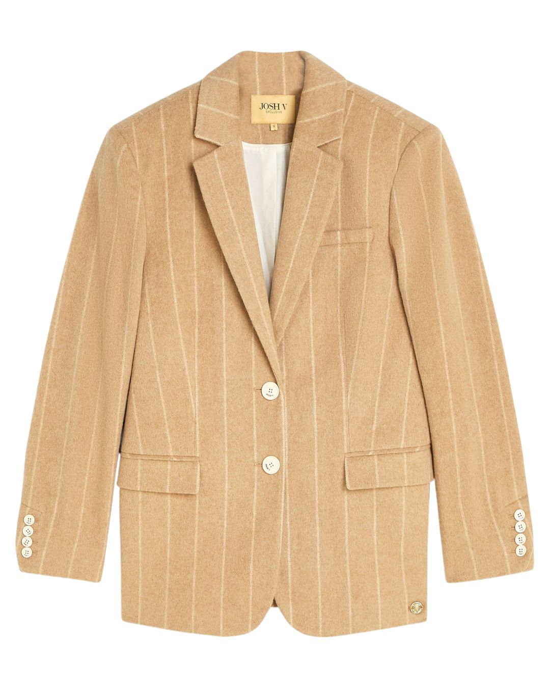 Sadie Oversized Beige Blazer