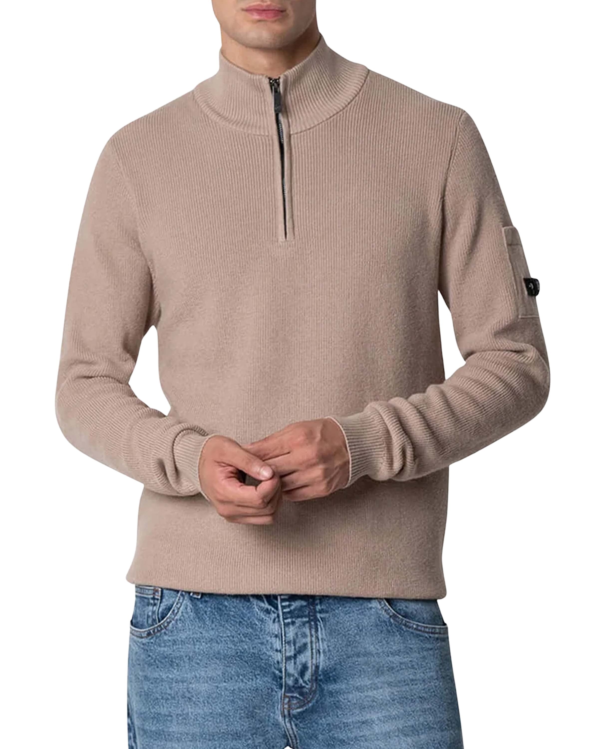 D'Azur Knitted Halfzip