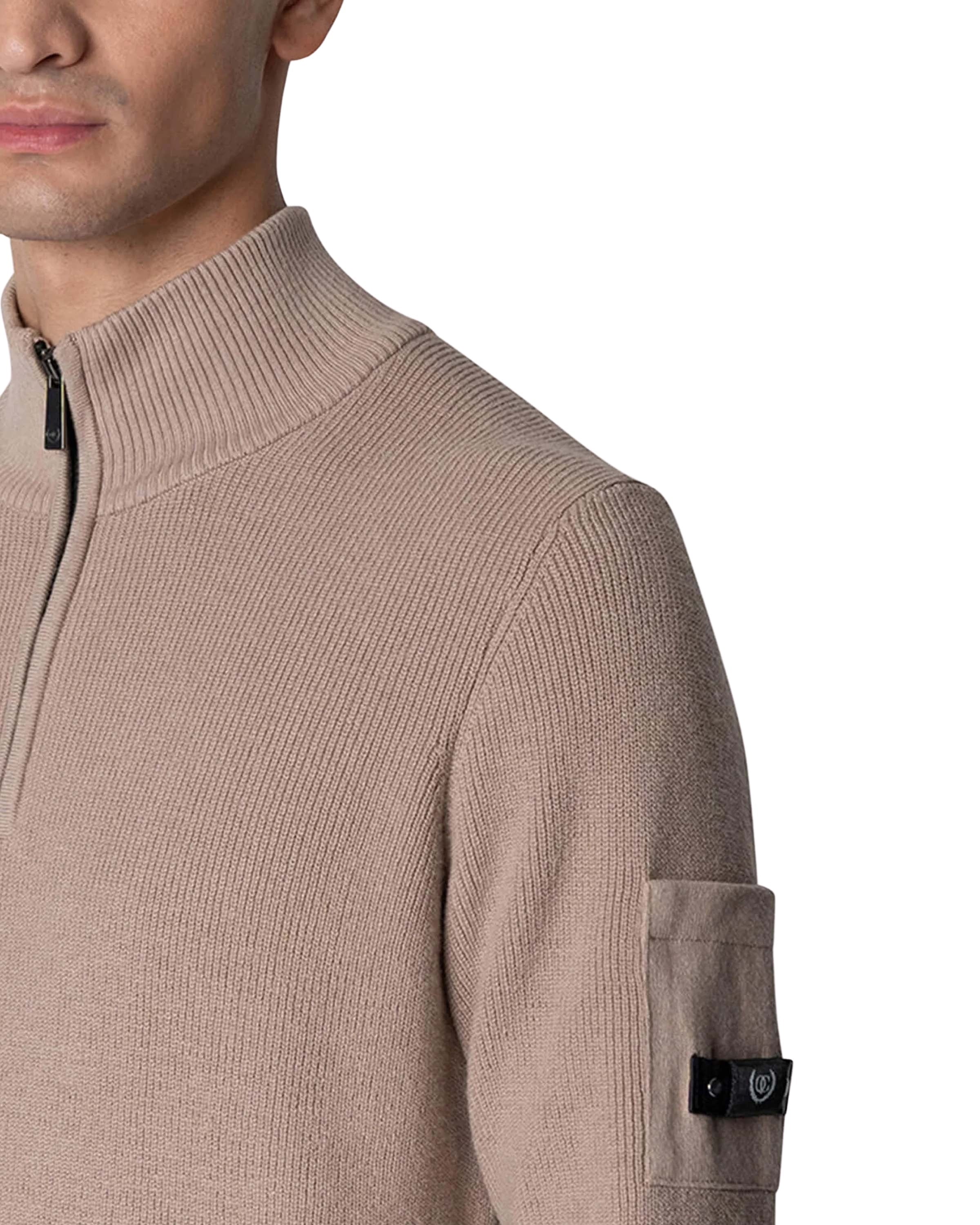 D'Azur Knitted Halfzip