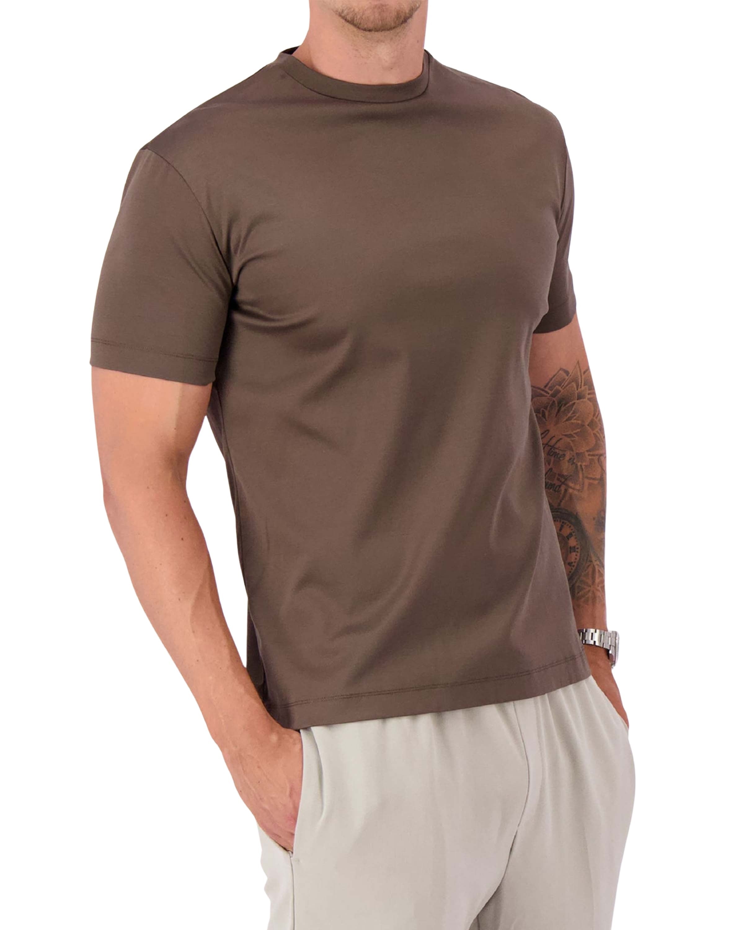 Mercerized Cotton T-Shirt