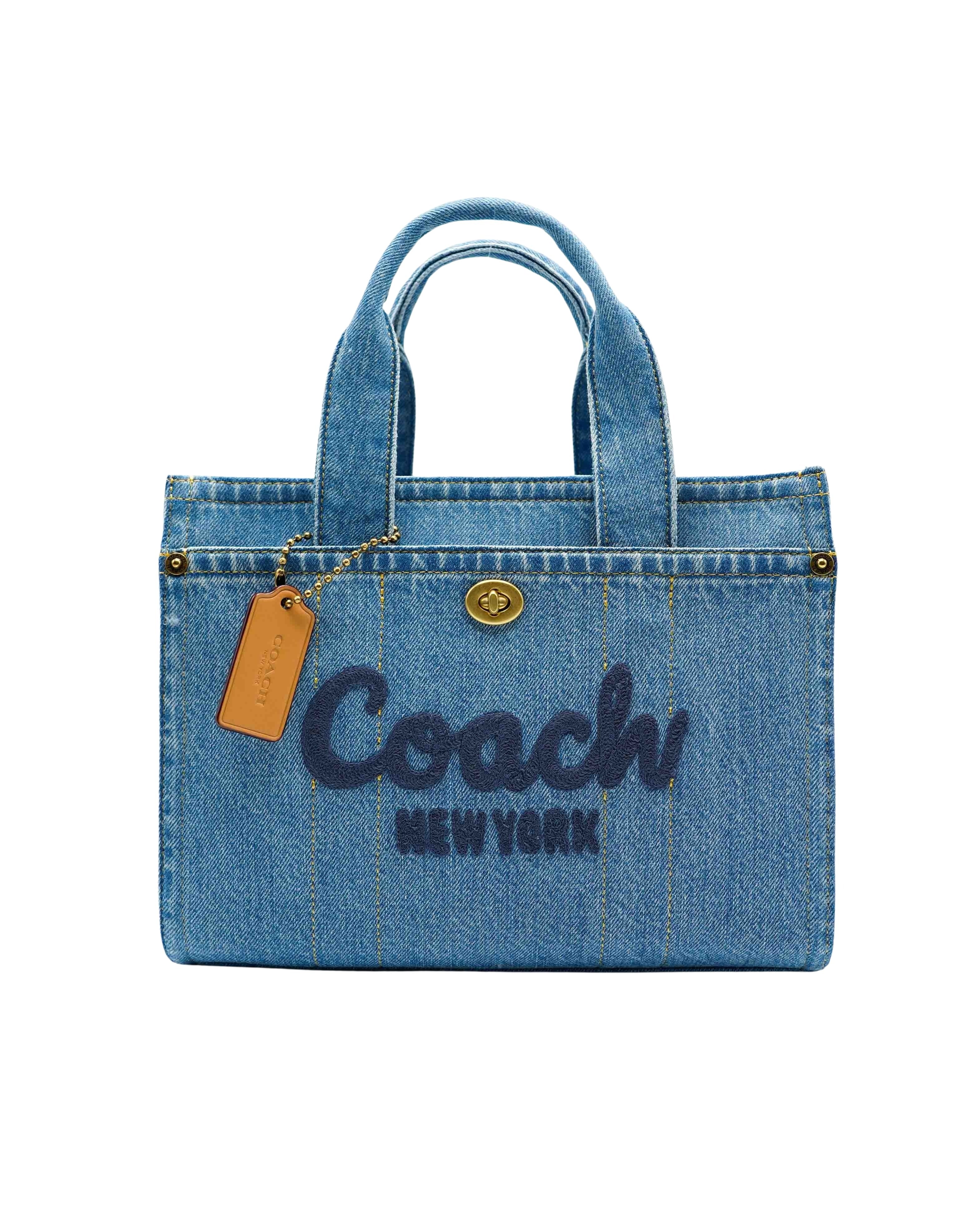 Denim Cargo Tote 26