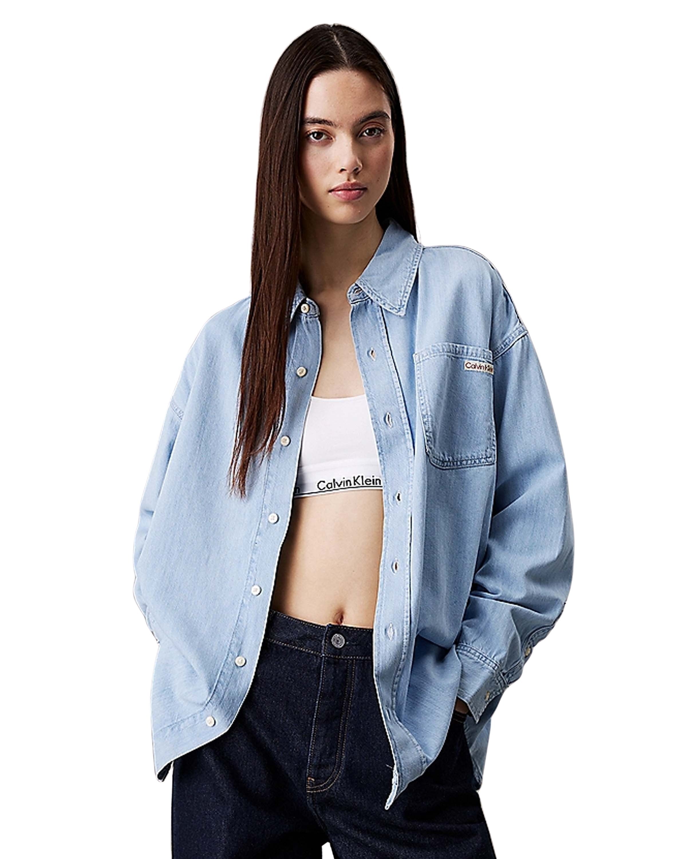 Oversized Denim Shirt