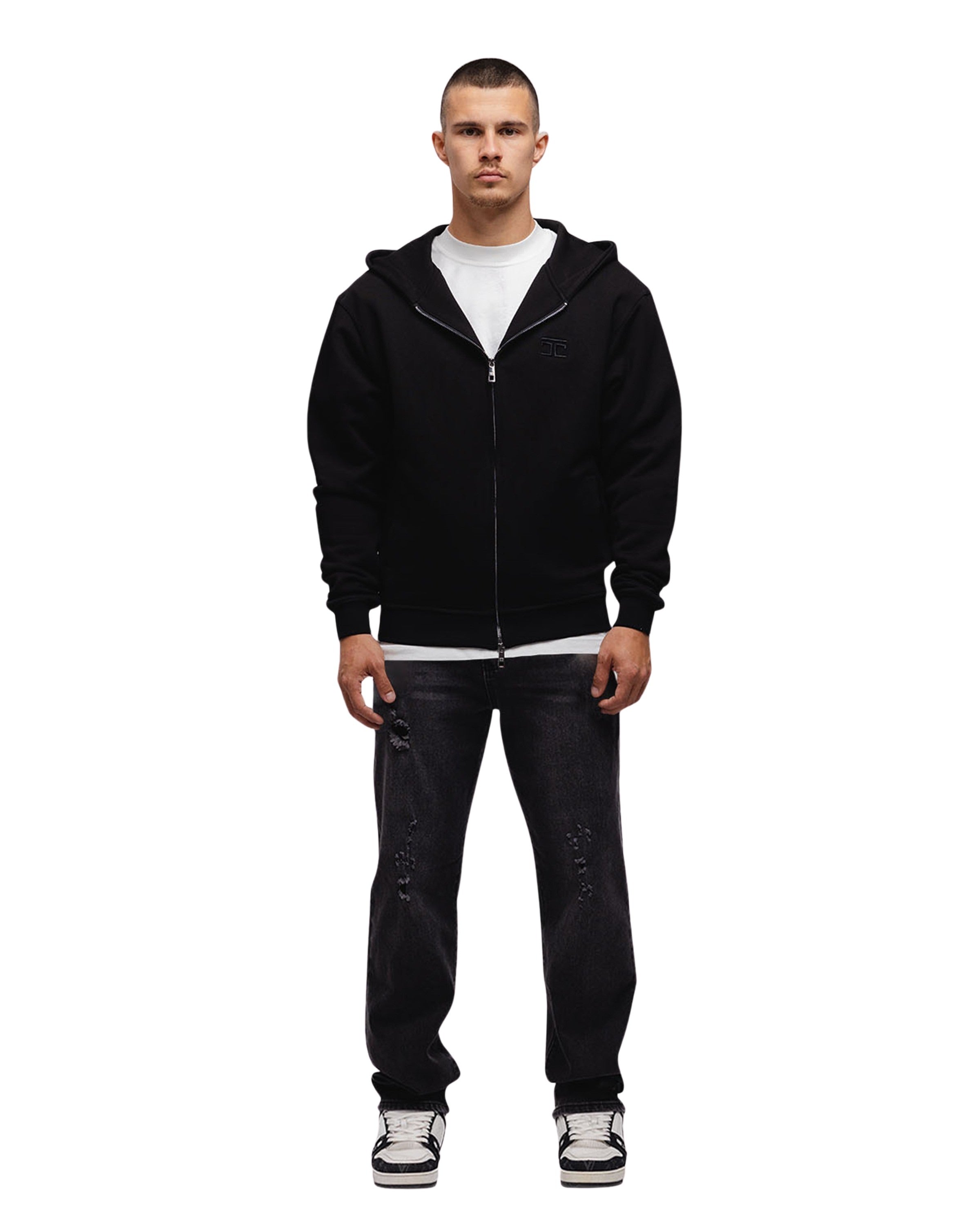 RideTogether Zipped Hoodie Black