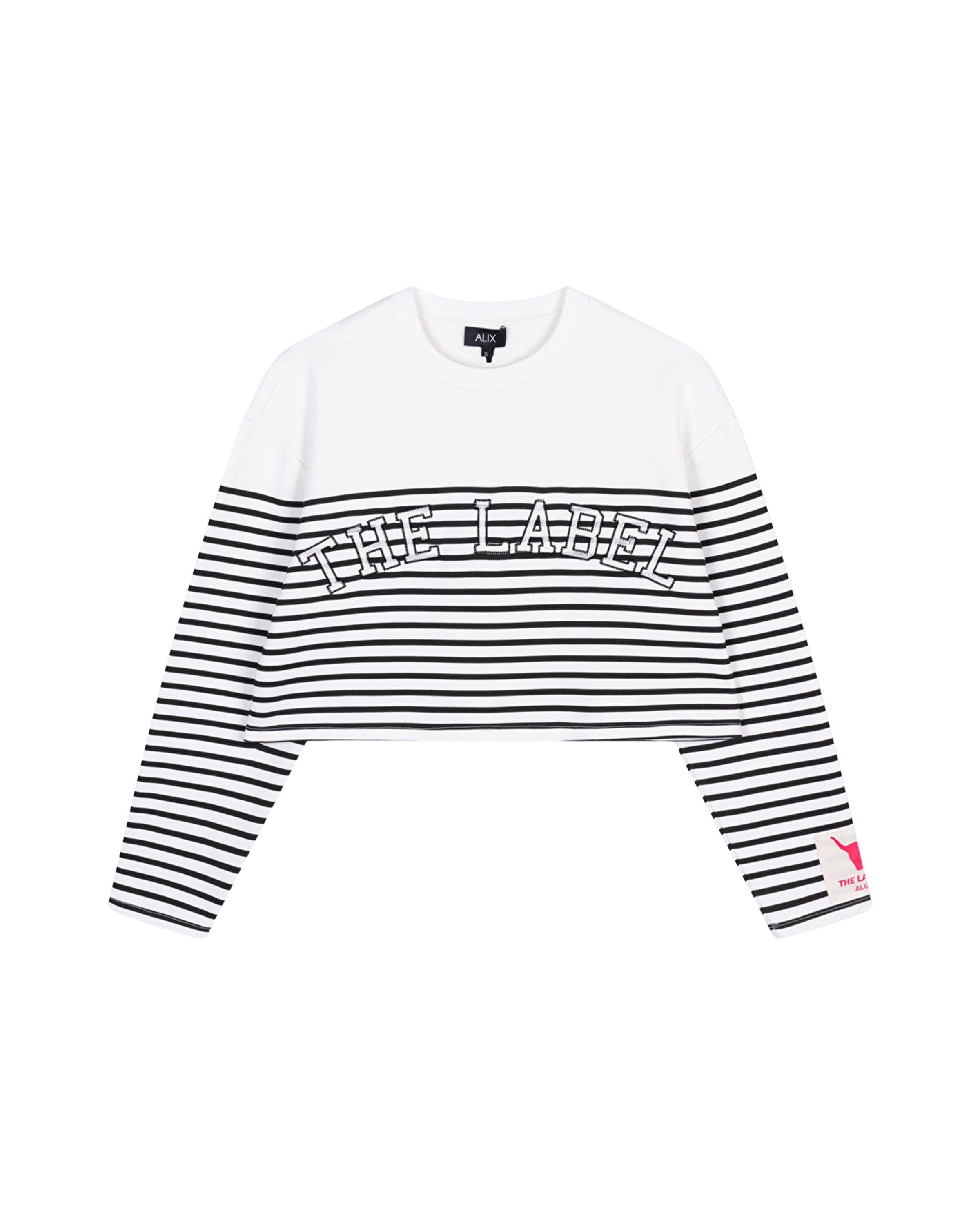 Ladies Knitted Stripe Sweater