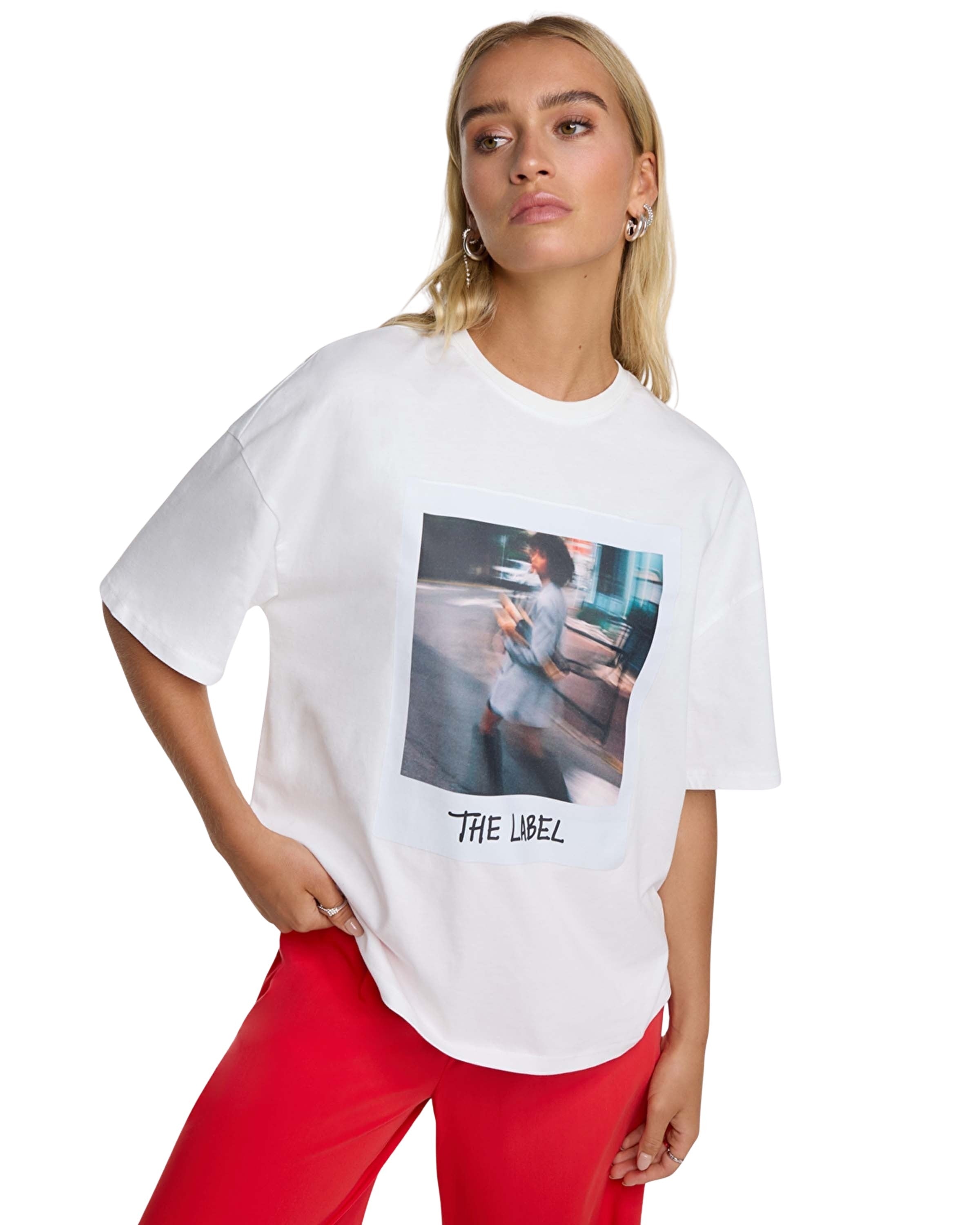 Ladies Knitted Polaroid T-Shirt