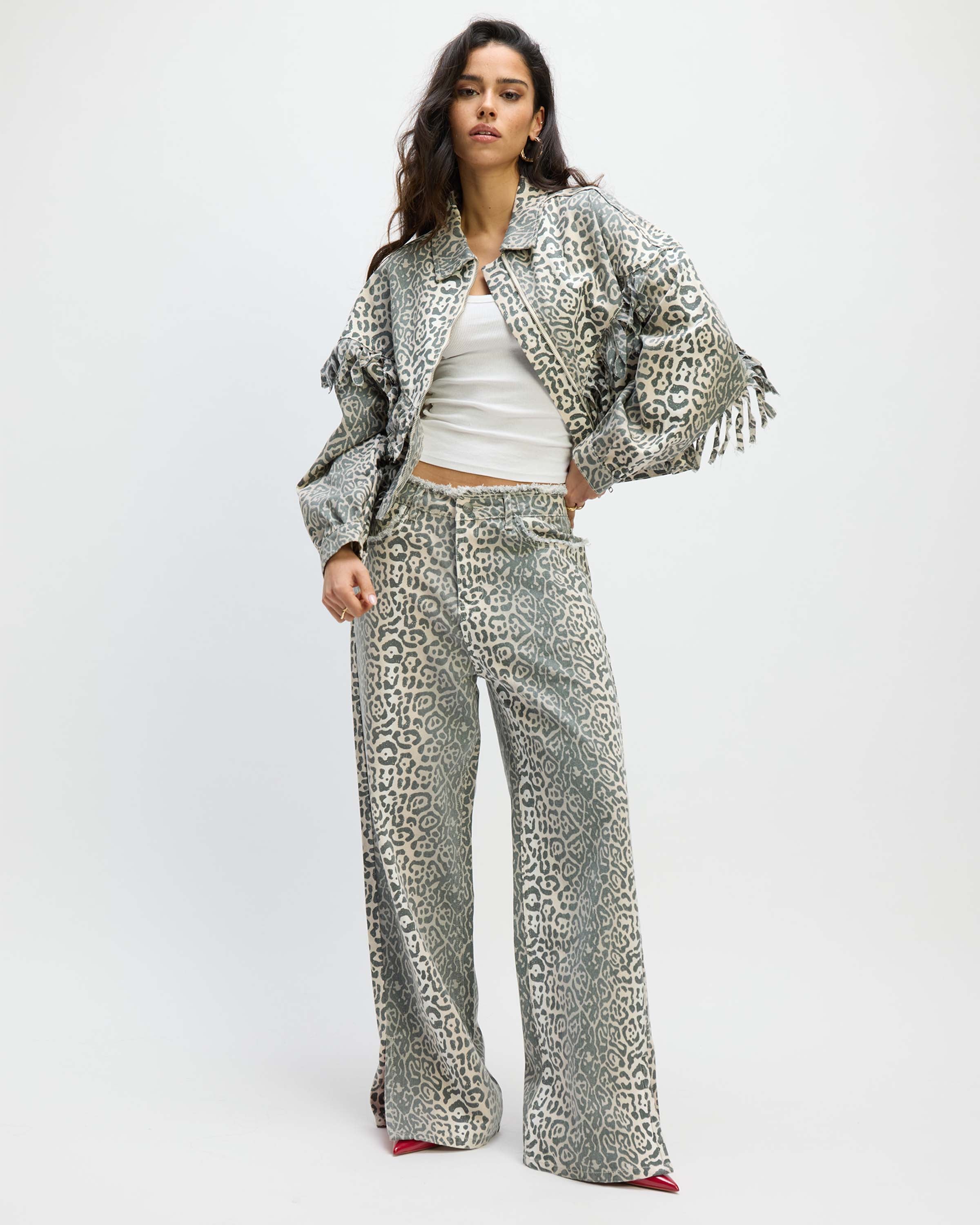 Rechte Leopard Broek Harvey