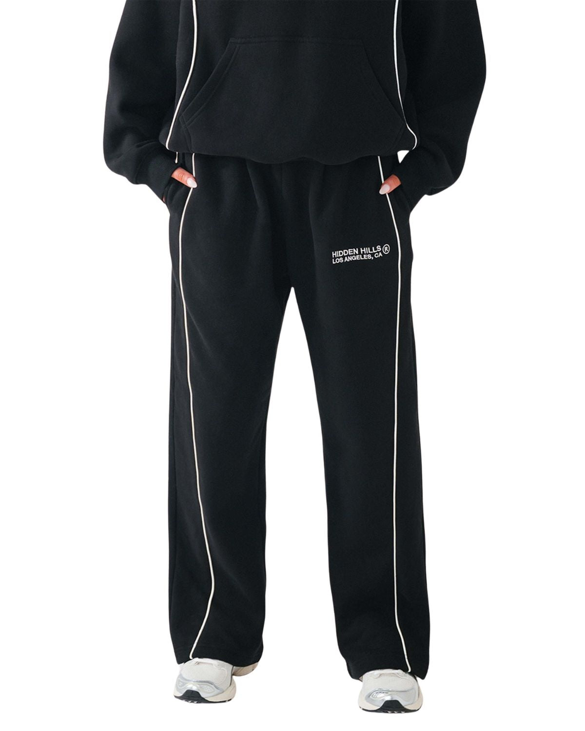 Tech Line Straight Leg Sweatpants Black